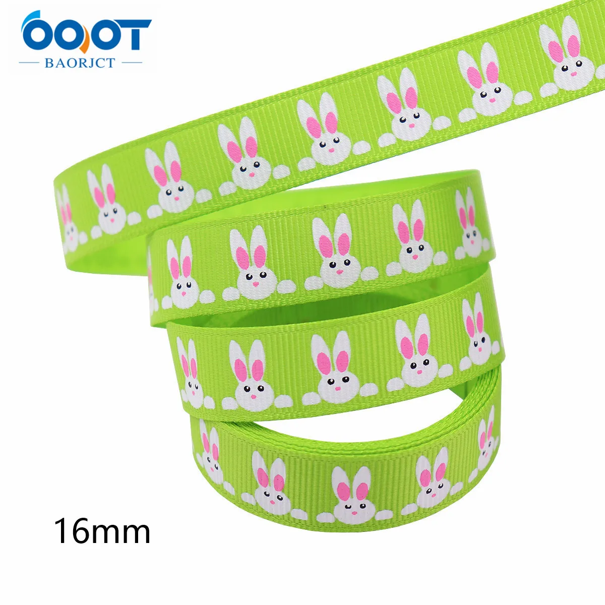 Easter Series Flash Printed Grosgrain Ribbons,16mm 10Yards M-211109-2078 Gift Wrap Bow Cap DIY Accessories Decorations