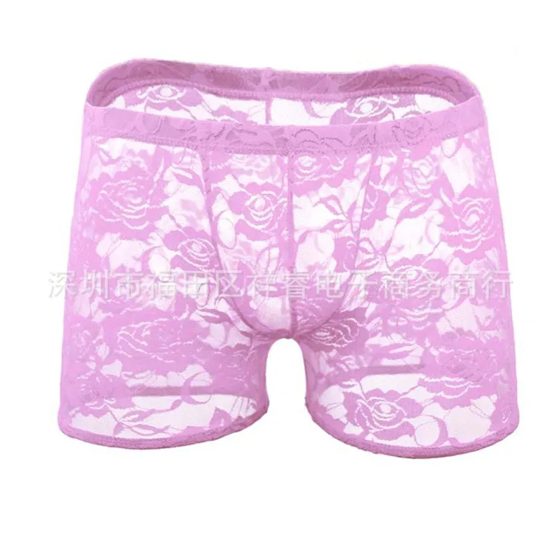 Мужское нижнее белье боксеры с выпуклым карманом прозрачное сексуальное мужские