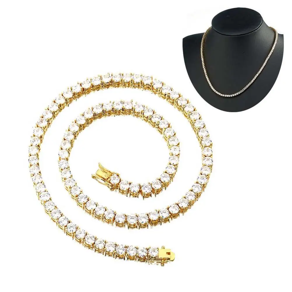 Популярный классный подарок Теннисный браслет с кубическим цирконием, вечерние ювелирные изделия в стиле хип-хоп, подарок на день рождения, модные уличные ювелирные аксессуары