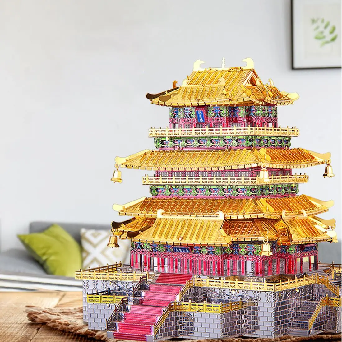 Архитектурная серия Guanque Tower модельные наборы DIY 3D металлические Пазлы сборные головоломки игрушки diy сборные игрушки