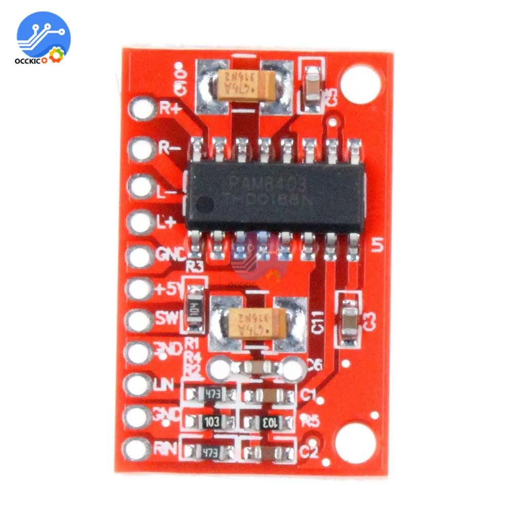 PAM8403 Mini Digital Power modulo amlificador USB двухканальный усилитель мощности Плата