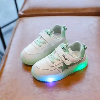 

Kids Shoes With Lights New Spring Autumn Toddler Boys Girls Glowing Sneakers Children Sports Shoes for Baby Girls Led Sneakers