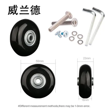 

Suitcase equipment luggage wheels Replacement pull rod box accessories repair high quality removable Suitcase Repair casters
