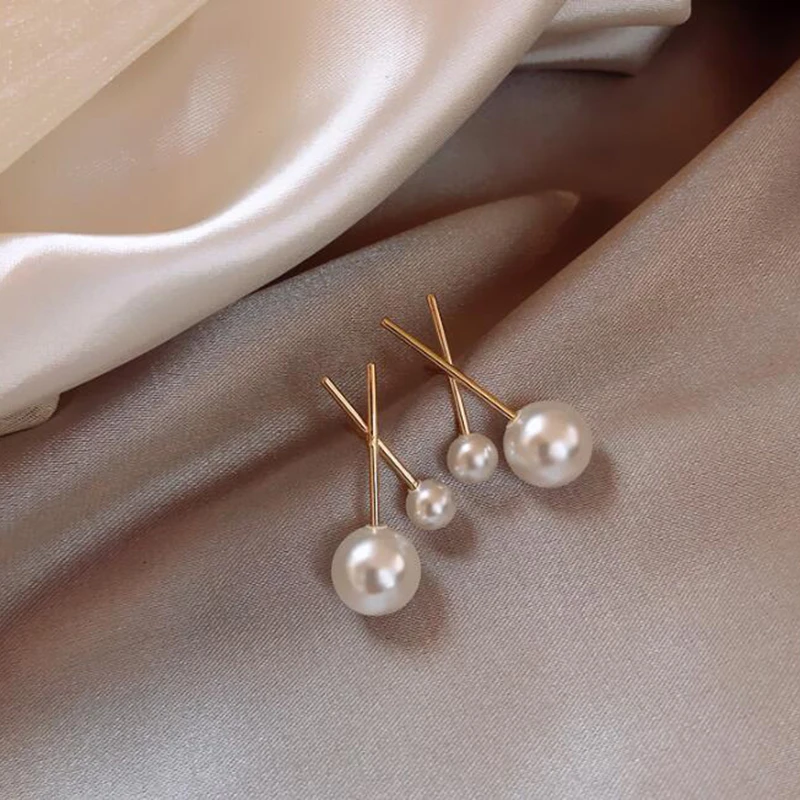 Женские серьги гвоздики с имитацией жемчуга|fashion stud earrings|stud earringsstud earrings for women |