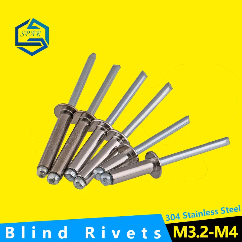 Blind Rivets Round Break Mandrel Blind Rivets Round Head Blind Rivets 304 Stainless Steel GB