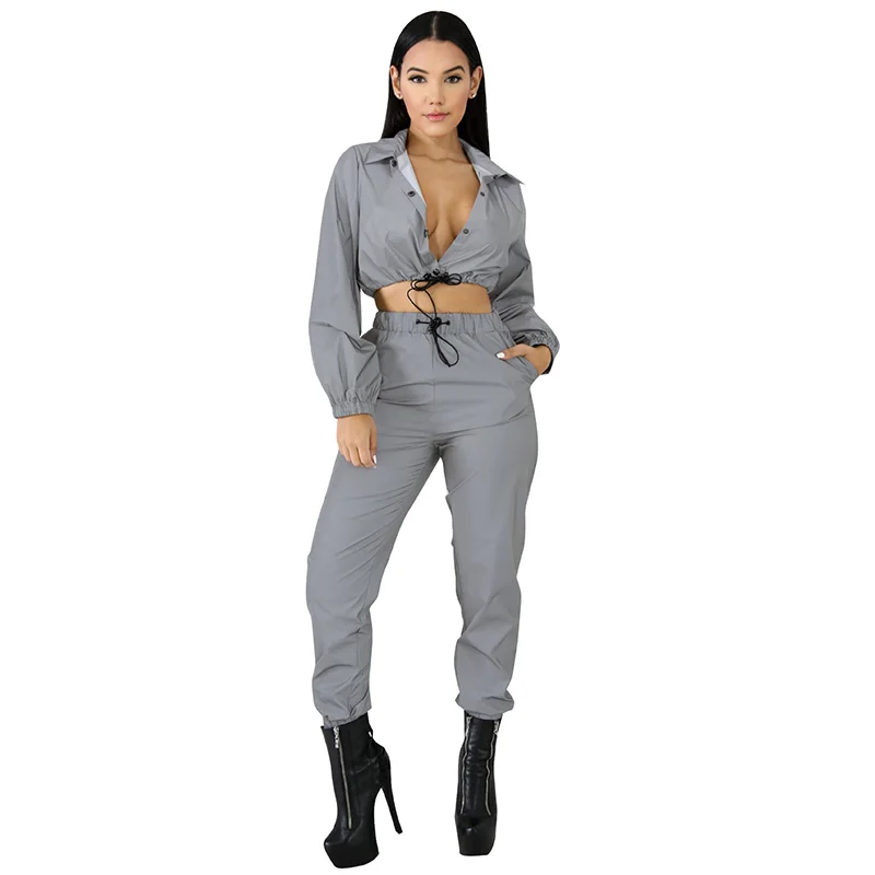 reflective jogging suit