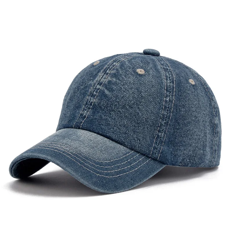 Gorras De Mujer джинсовая бейсбольная Кепка Для Взрослых Snapback шляпа для женщин Гольф Дальнобойщик на заказ шляпа Casquettes Homme ковбойские джинсы кепка s