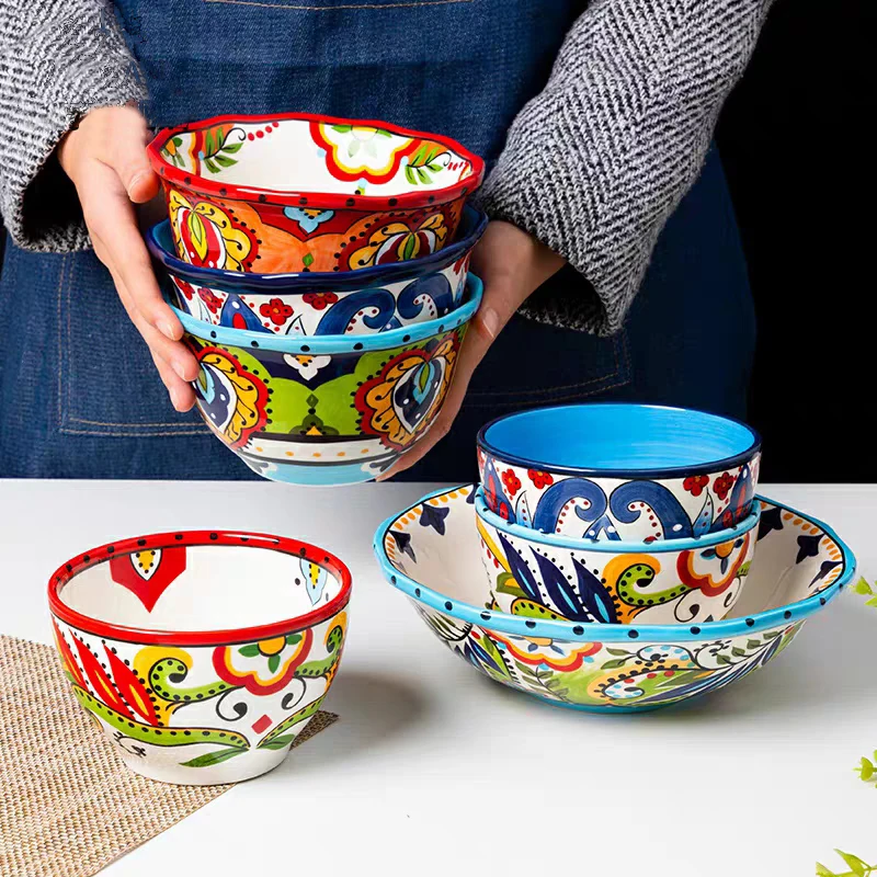 Ceramic Breakfast Salad & Eating Bowl