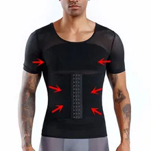 Регулируемый корсет для коррекции фигуры, мужской корсет для коррекции талии, утягивающий корсет для живота