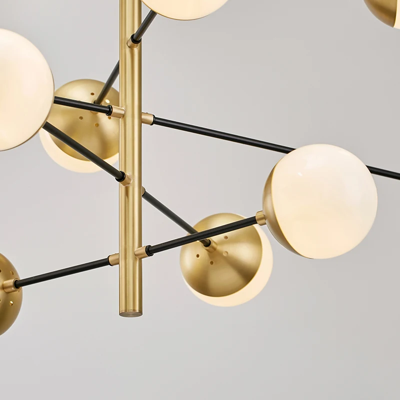 Nordic wind lamp magic bean chandelier living room lamp simple restaurant lamp bedroom lamp modern light luxury lamp