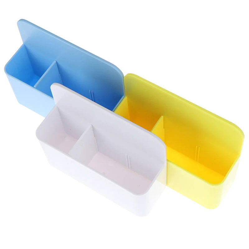 

Fridge Magnet Magnetic Marker Pen Storage Box Grid Rubber Magnet Plastic Organizer for Classroom Meetingroom Pencil Case 1PC