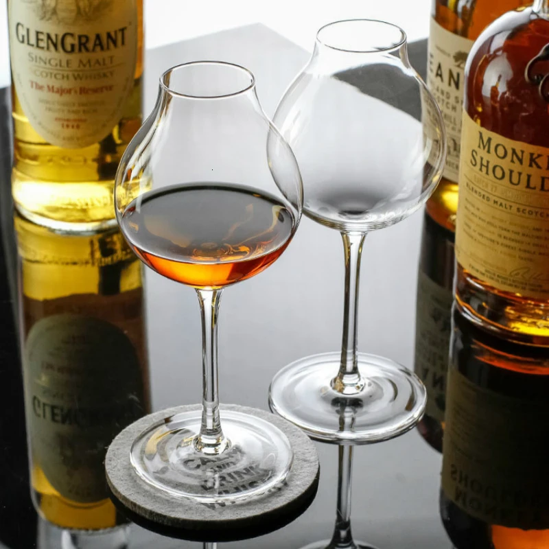 

Super Niche-licuadora profesional de vaso de Whisky para barman, copa de Whisky, cristal Octomore XO, licor de Brandy