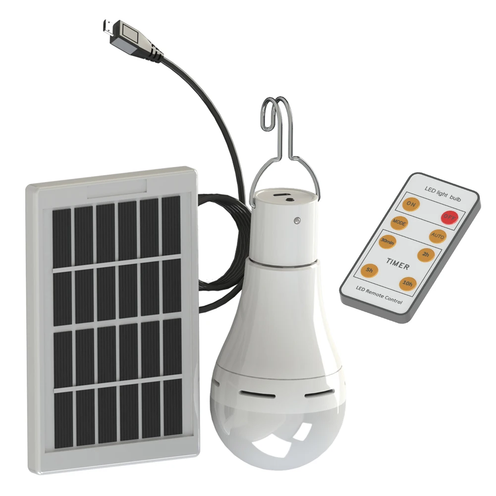 Уличная палатка Солнечная лампа USB перезаряжаемая Светодиодная лампа на солнечной энергии с дистанционным датчиком светильник на солнечной батарее портативные лампы - Испускаемый цвет: 9W Remote Control