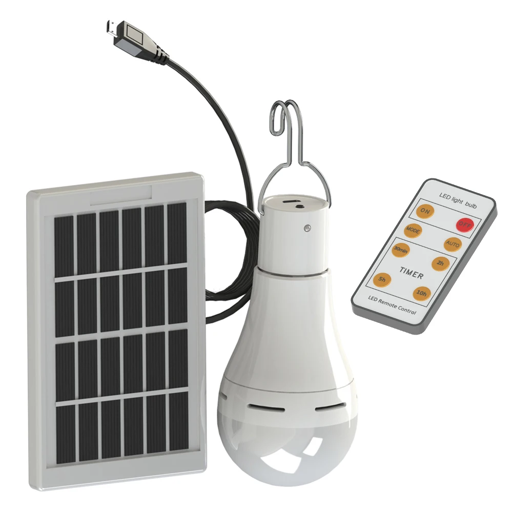 9W Remote Control Уличная палатка Солнечная лампа USB перезаряжаемая Светодиодная лампа на солнечной энергии с дистанционным датчиком светильник на солнечной батарее портативные лампы - Испускаемый цвет: 9W Remote Control