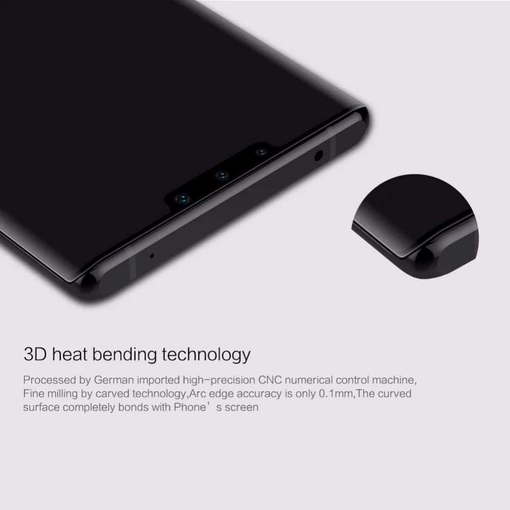 NILLKIN Amazing 3D CP+ MAX полное покрытие нанометр Анти-взрыв 9H Закаленное стекло протектор экрана для huawei mate 30 Pro