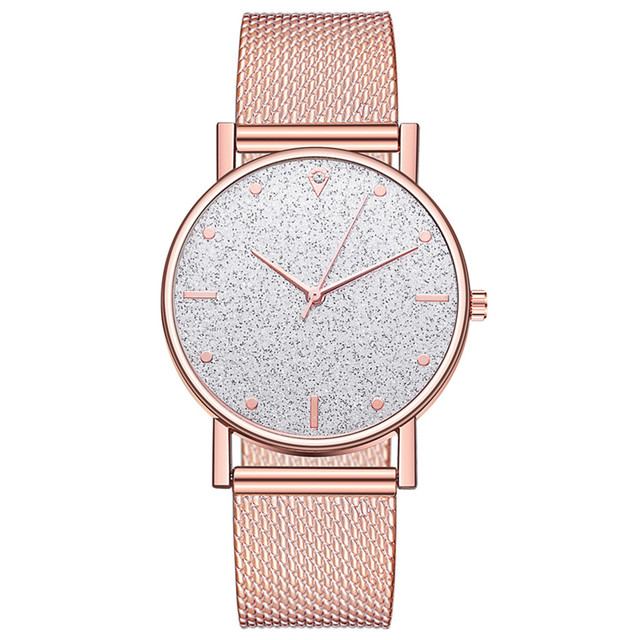Ladies Watch Romantic Starry Sky Dial Women's Quartz Wristwatch Fashion Mesh Watch Gift Clock Droshipping Reloj Mujer