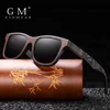 GM-gafas de sol de madera Natural para hombre y mujer, lentes polarizadas de estilo Vintage, hechas a mano, color marrón, diseño de marca, 1610BN ► Foto 1/6