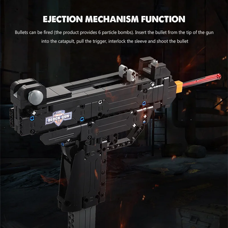 Пистолет Desert Eagle пистолет MK23 пулемет УЗИ военный строительный блок Второй