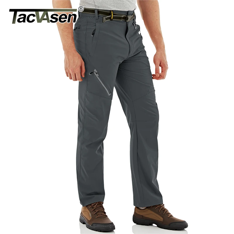 Vince Work Pantstacvasen Men's Summer Quick Dry Ripstop Cargo Pants -  Lightweight Casual Trousers