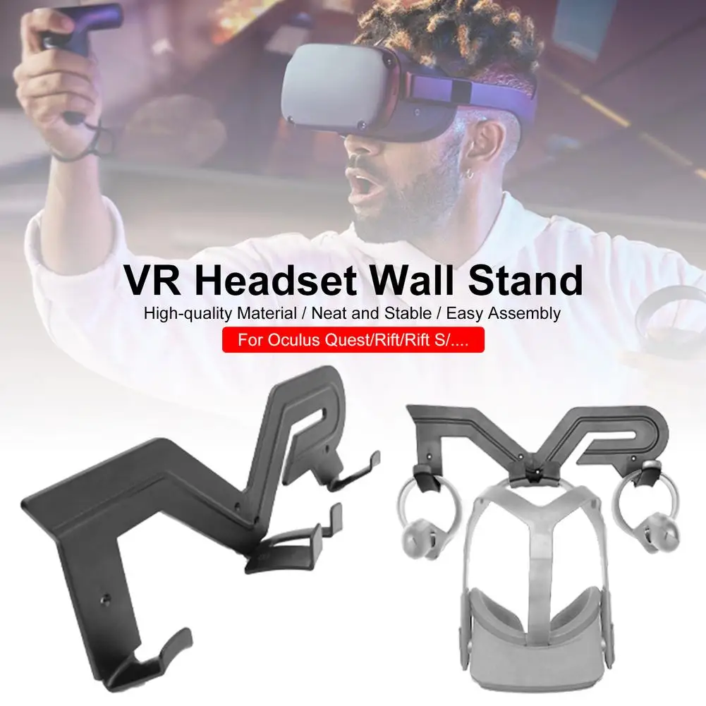 para controlador de realidad virtual Oculus Quest 2, montaje en pared para auriculares, accesorios para Oculus Rift S HTC Vive Playstation VR|Gafas 3D / de realidad AliExpress