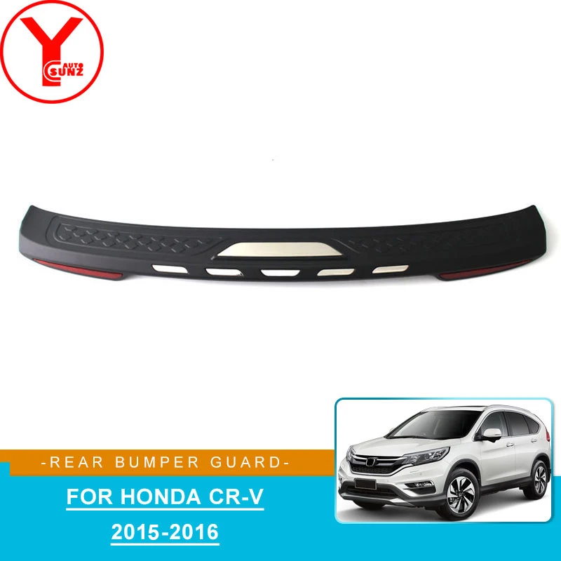 Крышка заднего бампера из АБС-пластика для honda crv cr-v 2015 2016 запчасти аксессуары