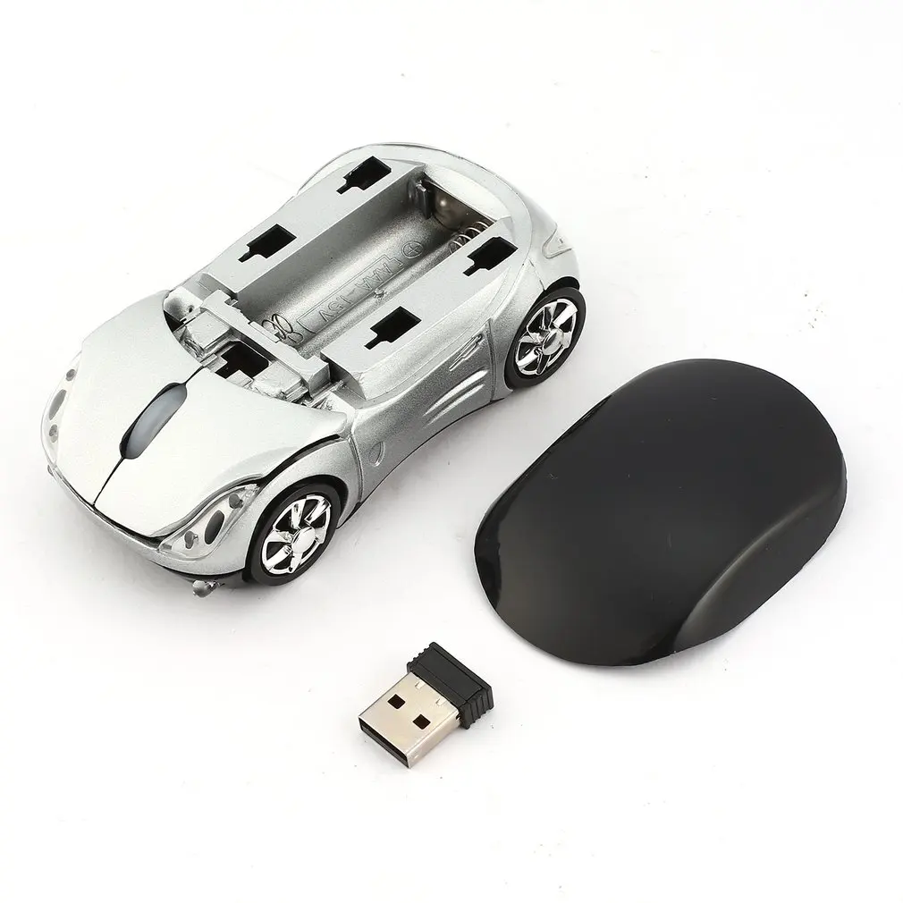 1000 dpi Беспроводная Автомобильная оптическая мышь+ usb-приемник