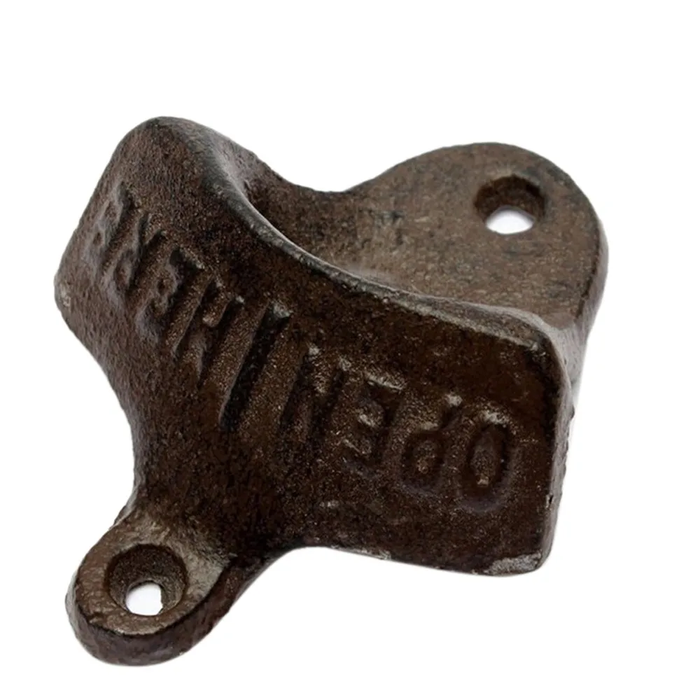 Antique Style Bronze Rustic Iron Hanging Opener Wall Mounted Hanging