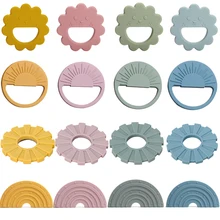Bebê silicone mordedores roedor dentição anel criança recém nascido molar dor calmante dentição brinquedo natural parar de sucção brinquedos polegar