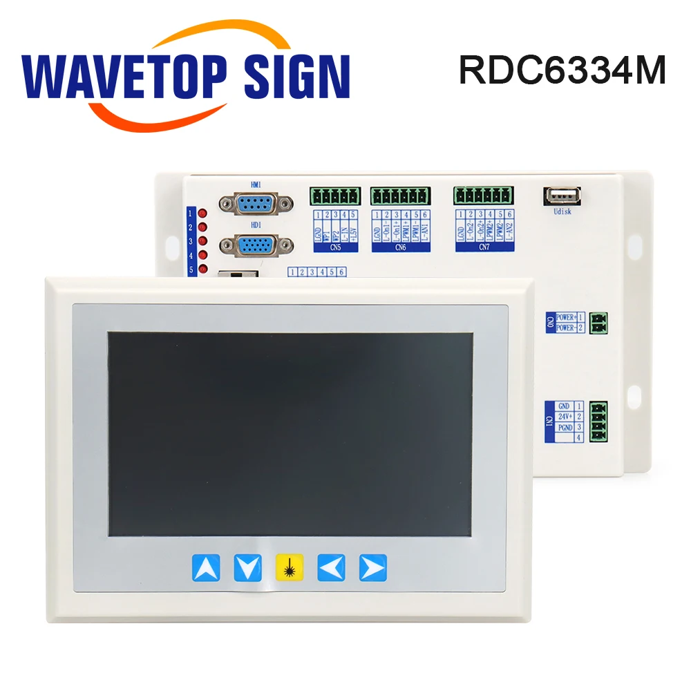 Лазерный режущий контроллер Ruida RDC6332M RDC6334M (с сенсорным экраном) для лазерного