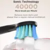 Fairywill Sonic Electric Toothbrush FW-508 USB Charger IPX7 Waterproof Electronic Toothbrush with 8 Replacement Brush Heads 3