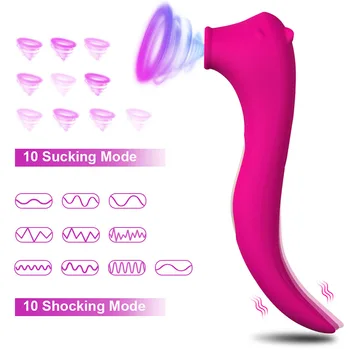 Clit Sucker Vagina Sucking Vibrator Female Clitoris Vacuum Stimulator Nipple Sexy Toys for Adults 18 Women Masturbator Product 4