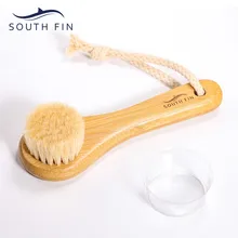 Натуральная щетина кабана, щетка для бритья бороды для салонов мужчин, бамбуковый массаж лица, который чудесно расчесывает бороды и усы