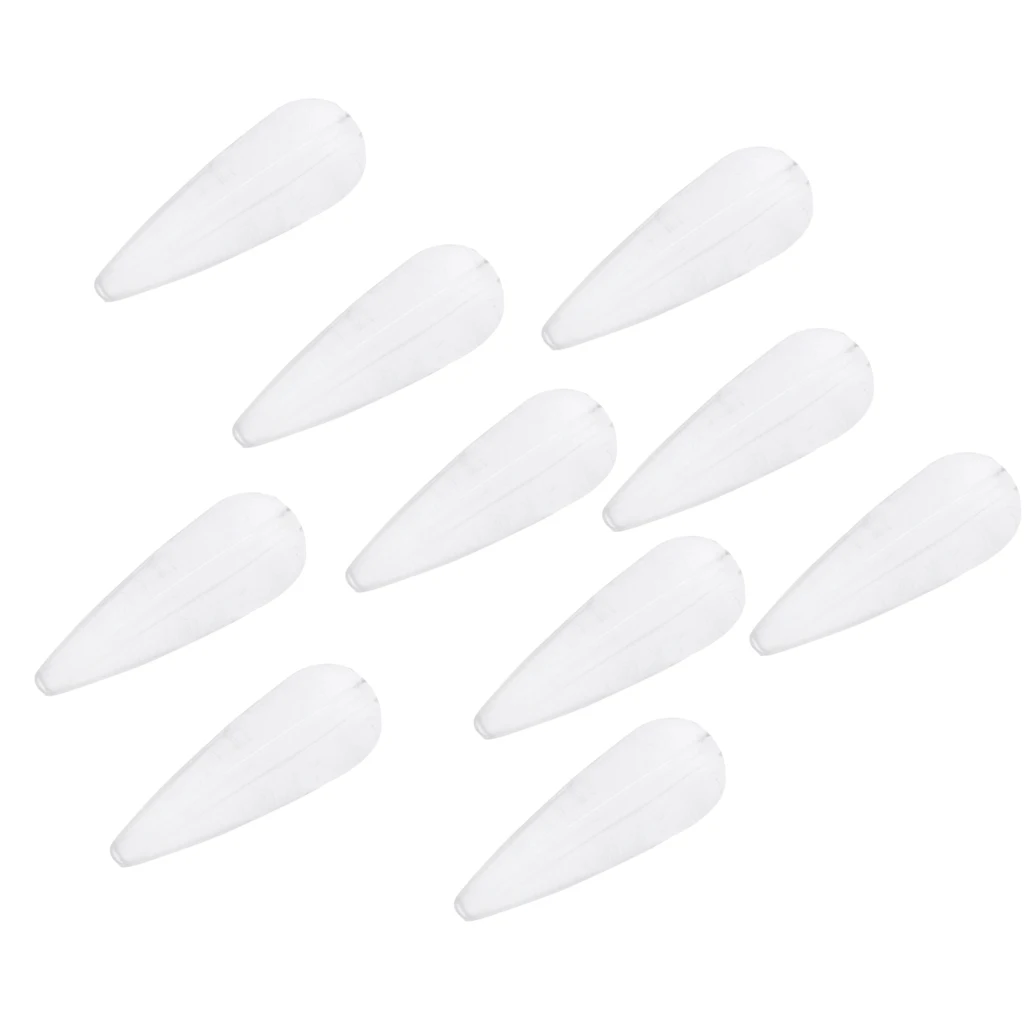 10 Pcs. Clear Bombarda Floats - Trout Float And Surface Control for