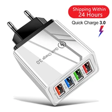 USB Ladegerät Schnell Ladung 4,0 3,0 3,1 EINE Schnelle Lade Power Adapter Ladegerät Für Samsung iPhone 11 7X4 ports Handy Ladegerät