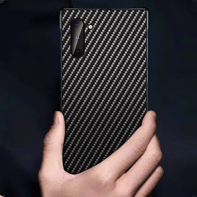 Note 10 Pro металлический корпус из углеродного волокна для samsung Galaxy Note 10 Pro Note9 8 Гибридный Тонкий противоударный чехол с полной защитой