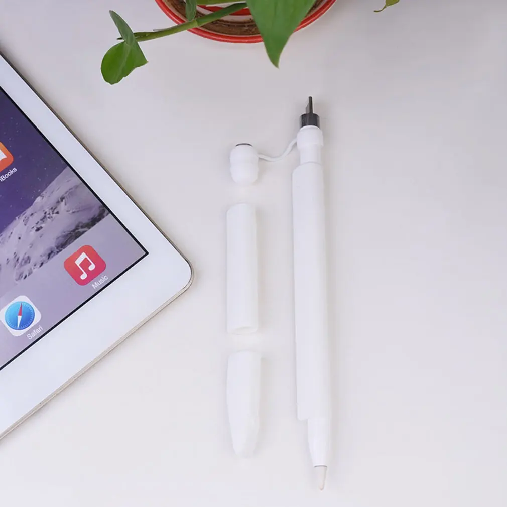 Мягкий силиконовый пенал для Apple Pencil Case для iPad Насадка На глушитель держатель планшет ручка-стилус 360 полный защитный чехол Сумки