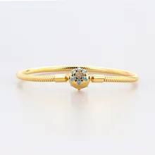 925 стерлингового серебра Снежная цепь камень инкрустированный синий ночной мясной каркасная цепь браслет подходит Шарм модные ювелирные изделия