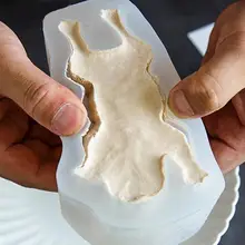 1 шт. милая собака силиконовая форма мусс торт 3D кальмар плесень Мороженое пудинг ударный охлаждающий инструмент помадка украшения