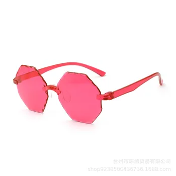 

2020 new AliExpress popular European and American sun glasses jelly color sunglasses fashion ocean color integrated sunglasses