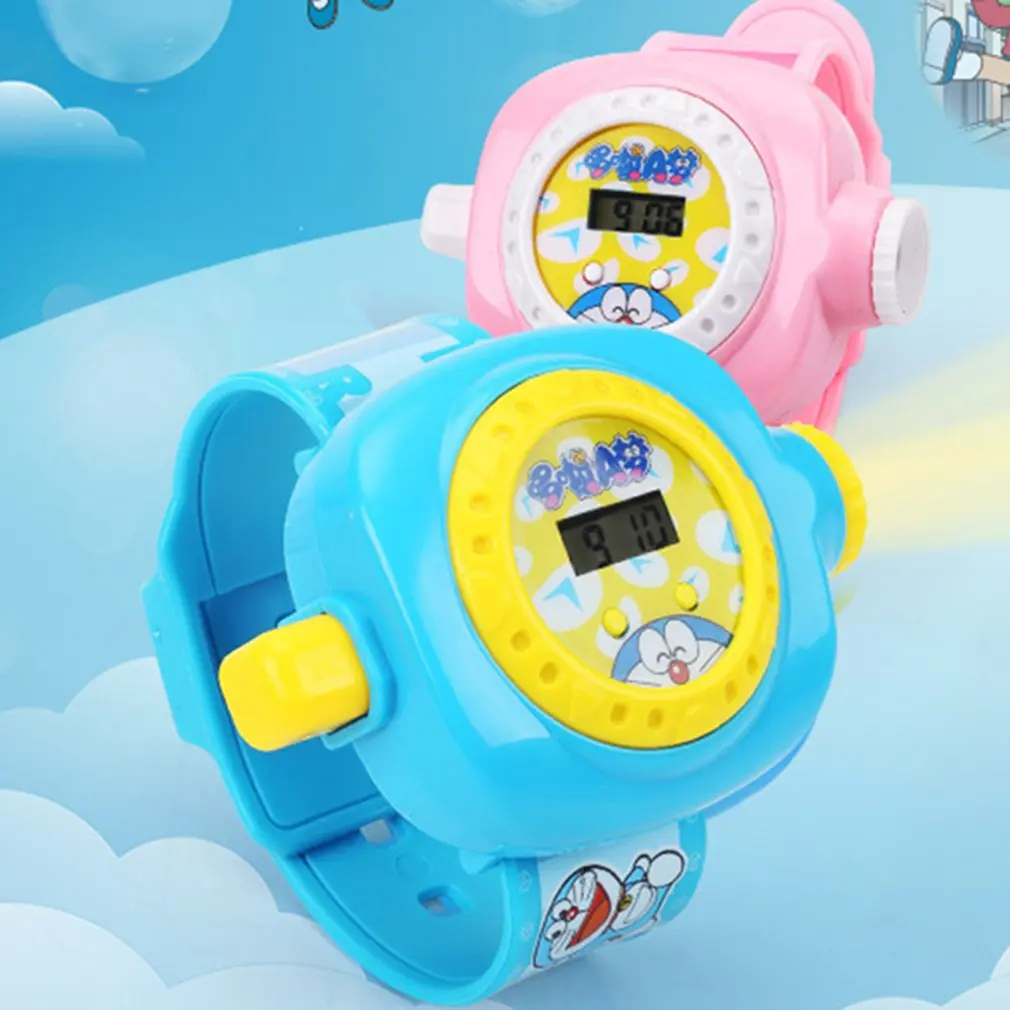 Submarine Small Column Projection Watch Cartoon Boy Female Child Student Electronic Baby Child Luminous
