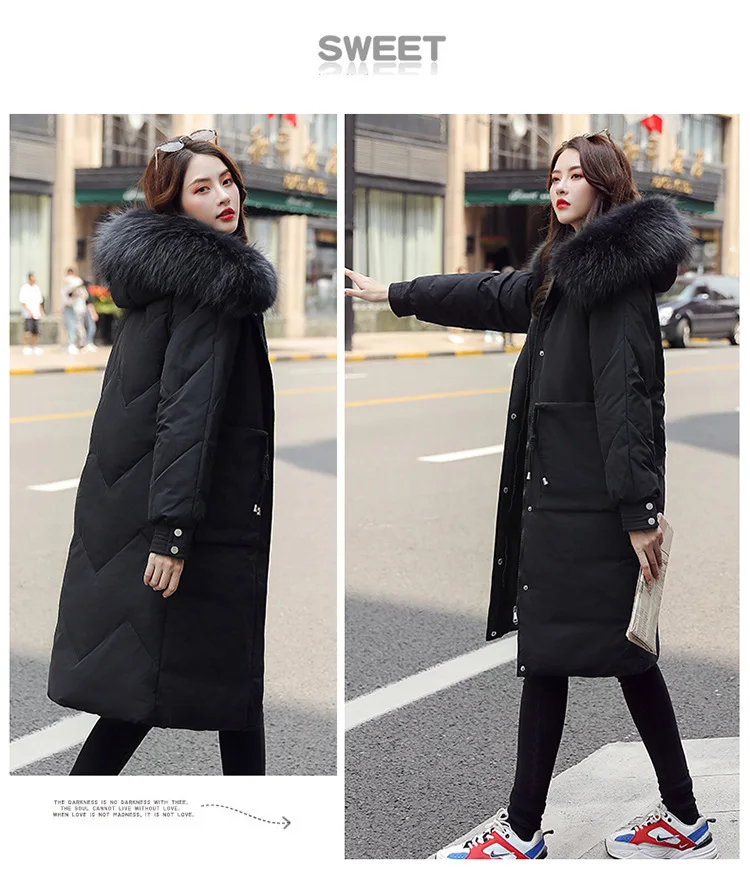 Abrigos Mujer Invierno Winter Jacket Women Fur Cotton Padded Jacket Female Parka Womens Jacket Winter Coat for Woman