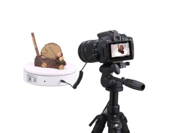 

20cm 7.87in WIFI,PC Control by USB,Synchronous Shutter,Rotating Electric Turntable Photography Equipment Display Stand ComXim