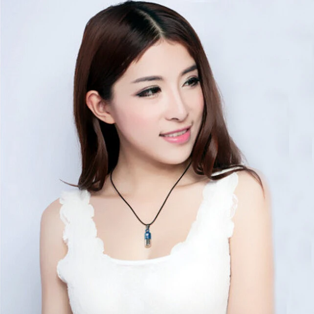 Double Hearts Stainless Openable Pill Capsule Urn Tablet Medic Pendant Necklace