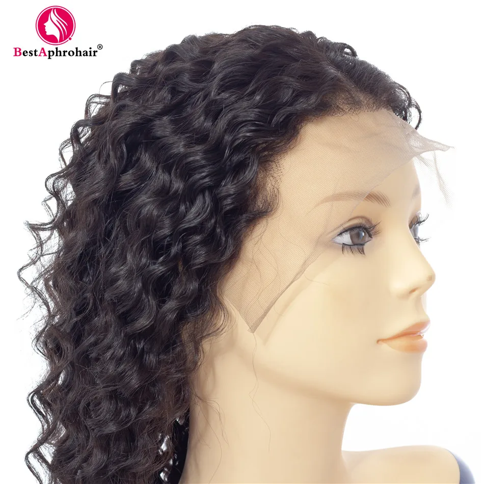 13*4 Lace Front Human Hair Wigs Pre Plucked 150% Density Burmese Remy Kinky Curly Human Hair Wig for Black Women 10-22 Inch