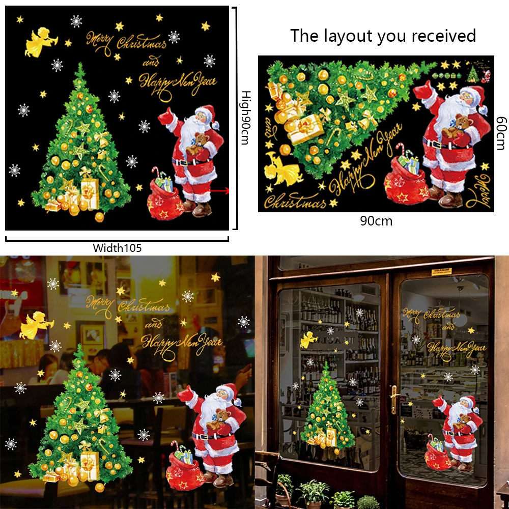 New Christmas Souvenir Sheet 2022 Merry Christmas Decoration For Home 2021 Wall Window Sticker Ornaments  Garland New Year 2022 Noel Natal Gift Xmas Navidad|Pendant & Drop  Ornaments| - Aliexpress