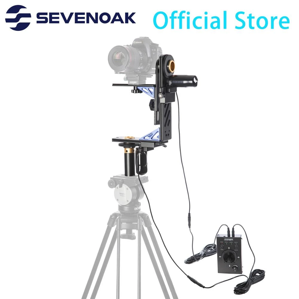 Sevenoak Sk Ech04 電子電動パン チルトジンバルヘッドキットシステムと ft リモコン一眼レフカメラ Motorized Pan Gimbal Headdslr Panning Aliexpress