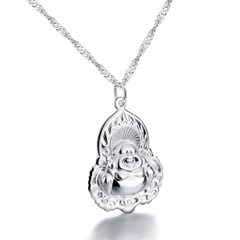 Jual Sterling Silver Buddha Pendant 
