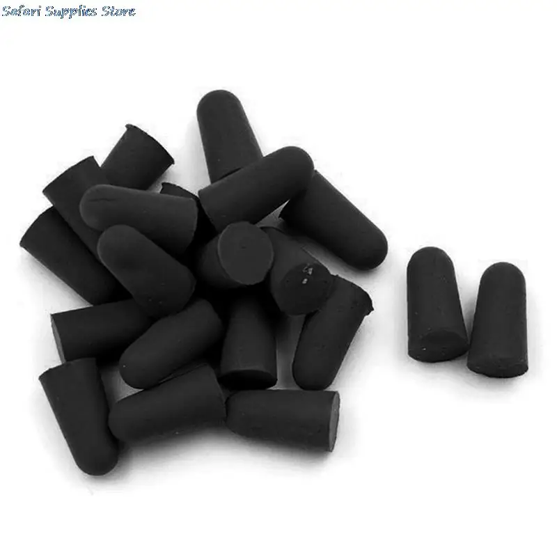 10Pairs=20Pcs Soft Orange Foam Ear Plugs Tapered Travel Sleep Noise Prevention Earplugs Reduction For Sleeping | Спорт и развлечения