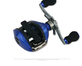 

Aluminum Reel Magnetic Brake Bearing EVA Handle Ocean Beach Fishing 17 + 1BB Hand Fishing Reel Casting Reel Gear Ratio 6.3: 1