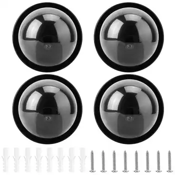 

4pcs Dome Simulation Camera CCTV Dummy Fake Security Camera With Flashing Led Light High Quality